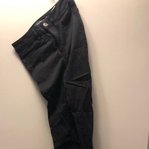 Black high rise pants